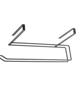 Metaltex Keukenrolhouder 35x18x10 cm Zwart