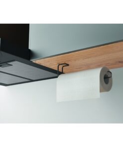 Alternative view of Metaltex Keukenrolhouder Hangend 30x3x10 cm Zwart