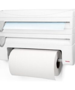 Metaltex Keukenrolhouder met Snijhulp Wit