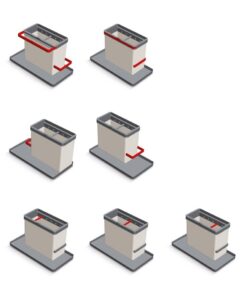 Alternative view of Metaltex Kitchen Helpers Tidy Tex Gootsteen Organiser 24x13x14 cm Grijs