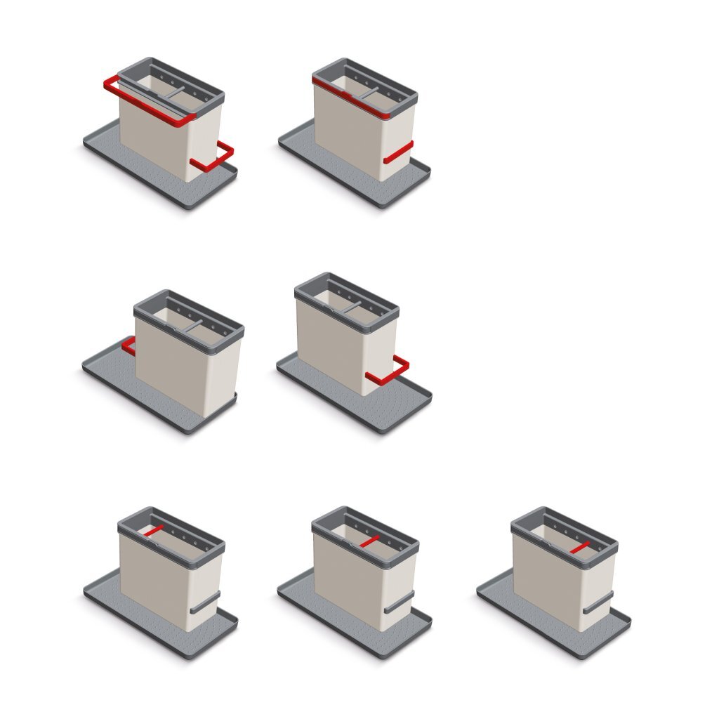 Metaltex Kitchen Helpers Tidy Tex Gootsteen Organiser 24x13x14 cm Grijs - Image 2