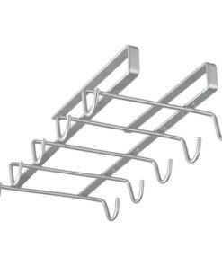 Metaltex Kopjeshouder voor 10 Kopjes 28x14x6 cm Zilver