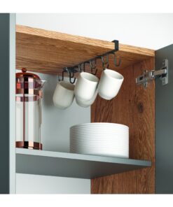 Alternative view of Metaltex Kopjesrek voor 10 Kopjes 6x6x25 cm Zwart