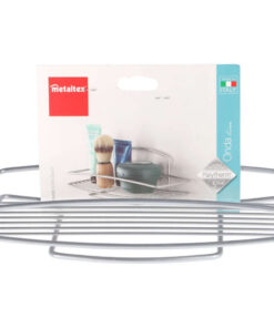 Metaltex Onda Badkamerrek 26x11x11 cm Zilver