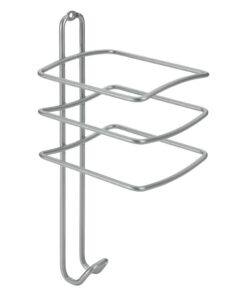 Metaltex Onda Haardrogerhouder 10x10x25 cm Zilver