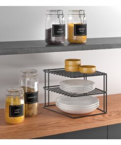 Alternative view of Metaltex Palio Bordenrek 25x25x19 cm Zwart