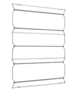 Metaltex Pannendekselhouder voor 5 Deksels Zilver