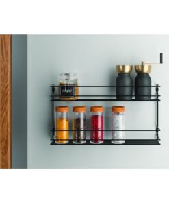 Alternative view of Metaltex Pepito Kruidenrek 2 Etages 36x8x19 cm Zwart