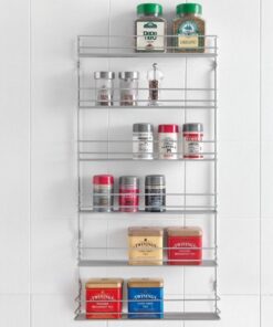 Alternative view of Metaltex Pepito Kruidenrek 6 Etages 36x8x71 cm Zilver