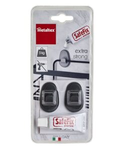 Alternative view of Metaltex Plakhaken 2 Stuks Zwart