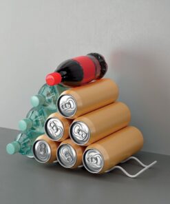 Alternative view of Metaltex Quick Box Smart Kitchen Blikjesrek voor 15 Blikjes 8x33x3 cm Wit