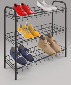 Alternative view of Metaltex Shoe Schoenenrek 3 Etages 64x23x59 cm Zwart