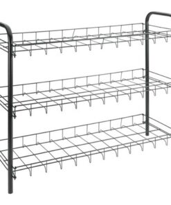 Metaltex Shoe Schoenenrek 3 Etages 64x23x59 cm Zwart