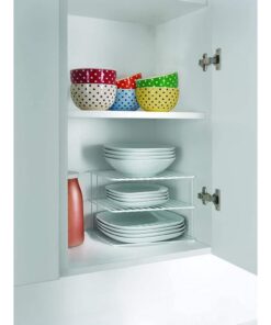 Alternative view of Metaltex Silos Space Bordenrek 2 Etages 25x25x19 cm Wit