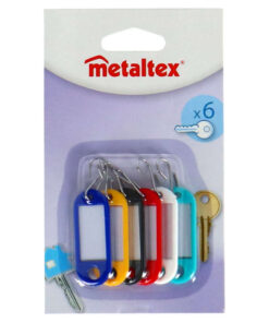 Metaltex Sleutelkaartjes 6 Stuks