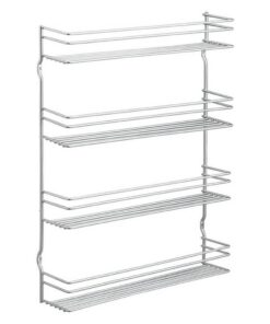 Metaltex Space Saver Smart Kitchen Pepito Kruidenrek 4 Etages 36x8x45 cm Zilver
