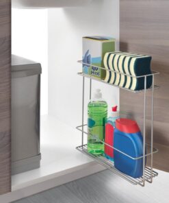 Alternative view of Metaltex Space Saver Smart Kitchen Uitschuifbaar Gootsteenkastrekje 11x38x34 cm Zilver