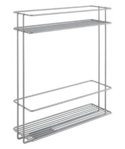 Metaltex Space Saver Smart Kitchen Uitschuifbaar Gootsteenkastrekje 11x38x34 cm Zilver