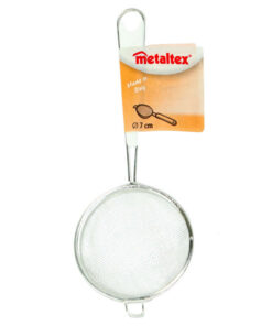 Metaltex Theezeef 7 cm RVS/Wit