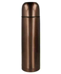 Metaltex Thermosfles 1L Metalic Brown