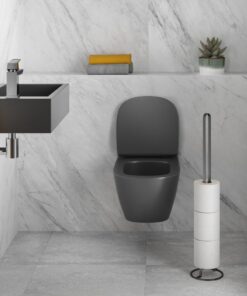 Alternative view of Metaltex Toiletrolhouder voor 5 Rollen 58x13 cm Zwart