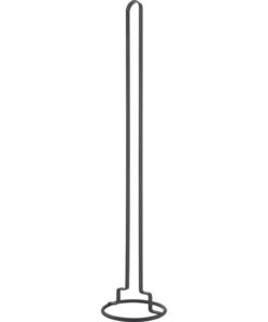 Metaltex Toiletrolhouder voor 5 Rollen 58x13 cm Zwart