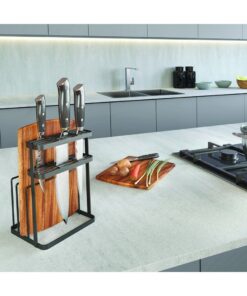 Alternative view of Metaltex Tokyo Line Rek voor Messen en Snijplanken 16x12x22 cm Zwart