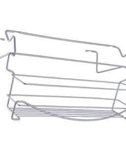 Metaltex Uitklapbaar Kruidenrekje 40x28x33 cm Zilver