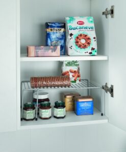 Alternative view of Metaltex Uitschuifbaar Rek 24x15x33/57 cm Zilver