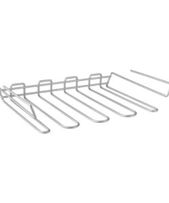 Metaltex Wijnglazenhouder 38x26x7 cm Zilver