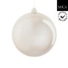 Mica Decorations Kerstbal Onbreekbaar 15 cm Parelmoer