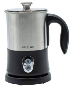 Michelino Melkopschuimer RVS/Zwart