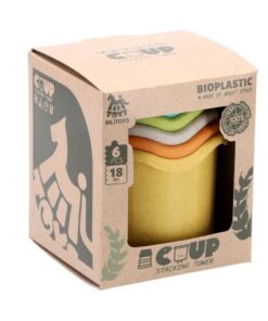 Mlitoys Bioplastic Stapelbekers 6-delig