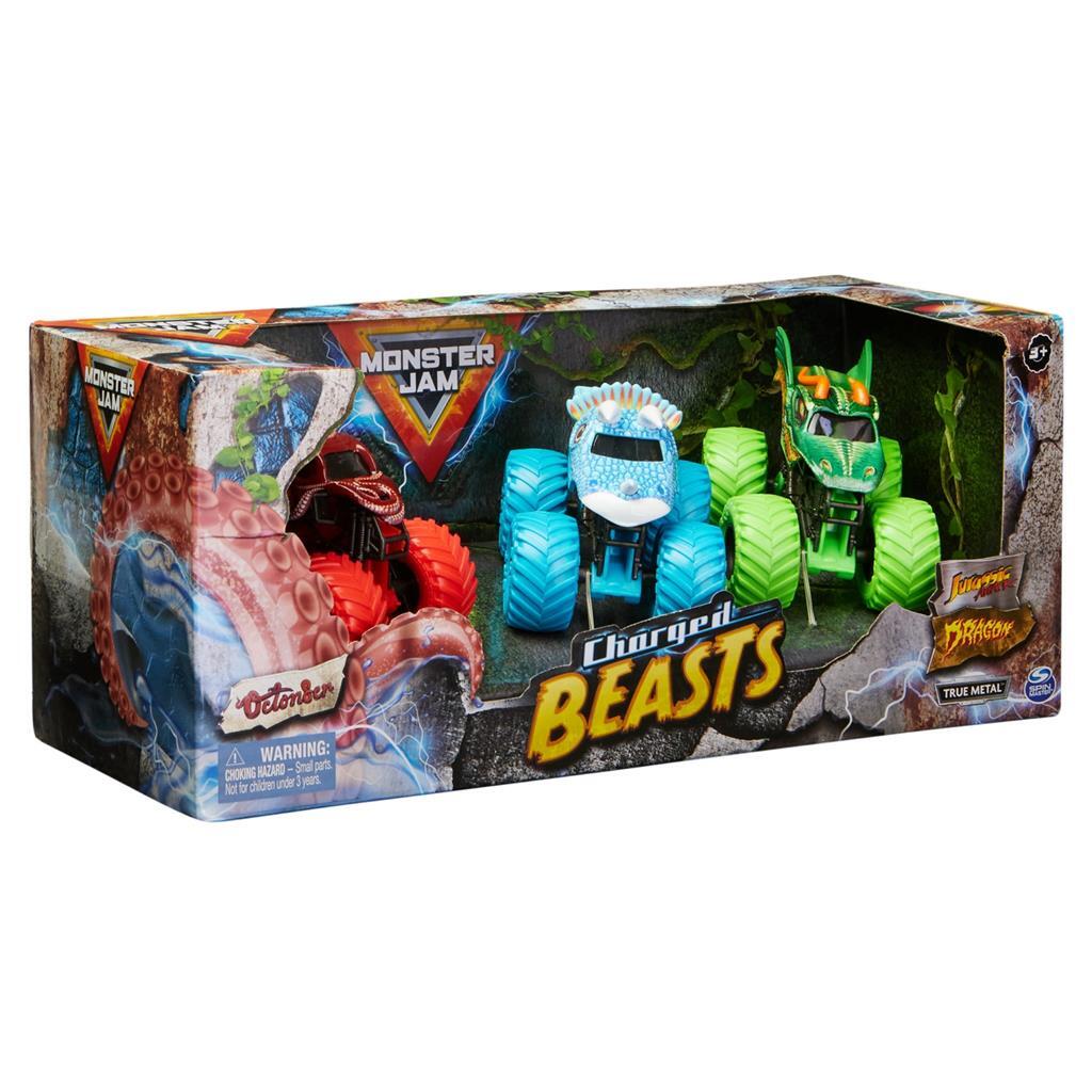 Monster Jam Charged Beasts 3-Pack 1:64 - Image 2
