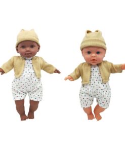 Mother Love Babypop 41 cm Donker/Blank Assorti