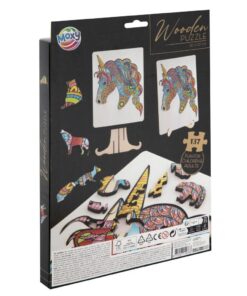 Alternative view of Moxy Houten Puzzel Eenhoorn 137 Stukjes