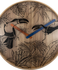 NeXtime NE-3230 Wandklok Tropica Ø40 Hout