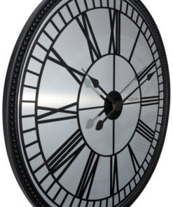 Alternative view of NeXtime NE-3255 Wandklok Cleopatra Mirror Dia 56cm Glas Zwart