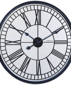 NeXtime NE-3255 Wandklok Cleopatra Mirror Dia 56cm Glas Zwart