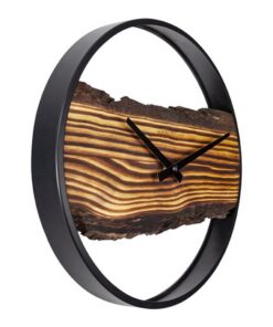Alternative view of NeXtime NE-3264BR Wandklok Forest 30 cm Hout/Zwart Metaal