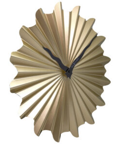 Alternative view of NeXtime NE-3286GO Metalen Wandklok - 40cm - Stille Klok - Goud - "Sunny"