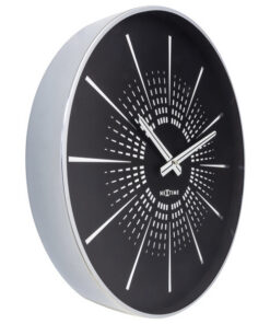 Alternative view of NeXtime NE-3287ZW Stille Wandklok - 40cm- Zwart - Metaal - "Excentric"