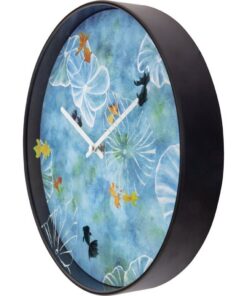 Alternative view of NeXtime NE-3312 Wandklok Visvijver 30 cm Blauw/Zwart