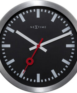 NeXtime NE-3998STZW Wandklok 'Station' Ø19 Cm