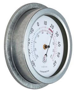 Alternative view of NeXtime NE-4302GA Buitenthermometer 22CM Metaal Gegalvaniseerd Lily
