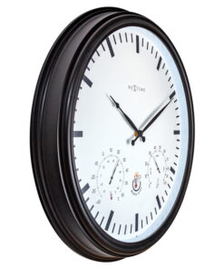 Alternative view of NeXtime NE-4306ZW Buitenweerstationklok &Oslash;50 8 Cm Kunststof Zwart Zonnebloem