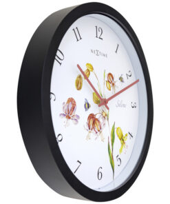 Alternative view of NeXtime NE-4316 Buitenklok Silene 30.5 cm Zwart/Wit