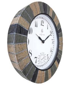 Alternative view of NeXtime NE-4320 Buitenklok Aster + Thermo- en Hydrometer 43.5 cm Steenlook