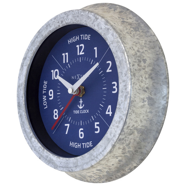 NeXtime NE-4321BL Tide Getijdenklok 22 cm Blauw/Metaal - Image 3