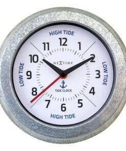 NeXtime NE-4321WI Tide Getijdenklok 22 cm Wit/Metaal